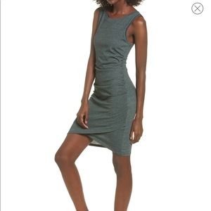 Ruched Body Con Dress